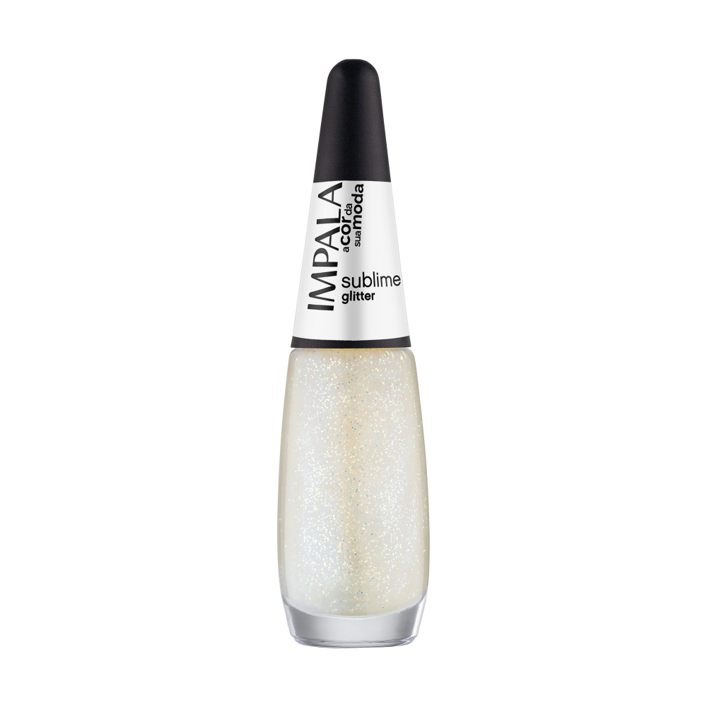 Esmalte Impala A Cor da Sua Moda Glitter Sublime Com 6 Unidades Ref. 284