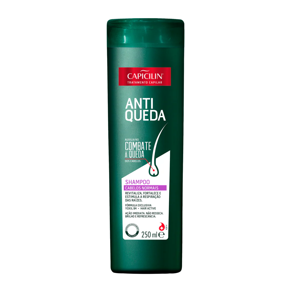 Shampoo Capicilin Antiqueda Cabelos Normais 250ml