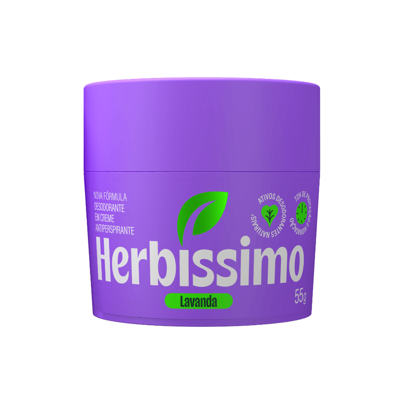 Desodorante Creme Herbíssimo Lavanda 55G
