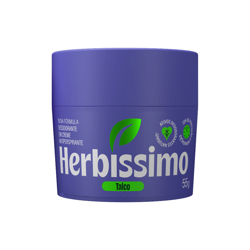 Desodorante Creme Herbíssimo Talco 55G