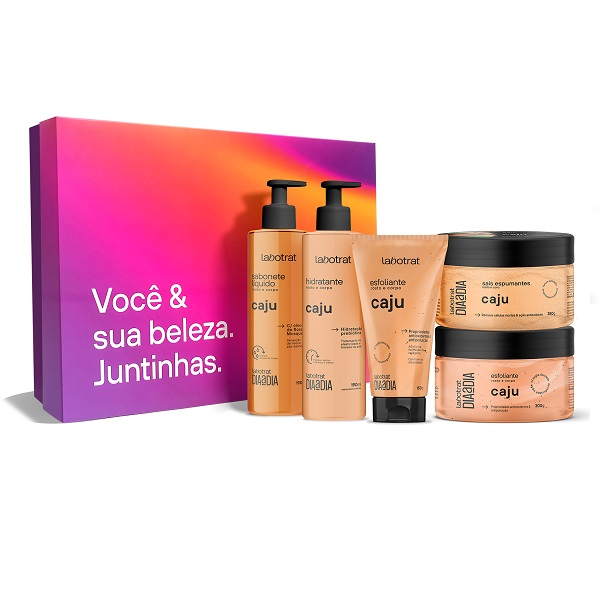 Kit Experiência De Banho Caju Dia A Dia Com 5 Itens Labotrat