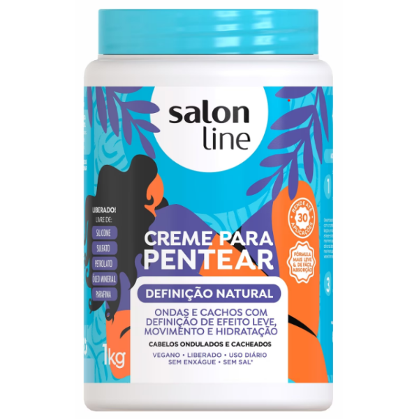 Creme Para Pentear Salon Line Definição Natural 1Kg