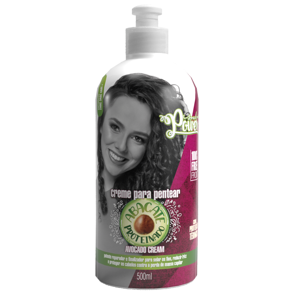 Creme Para Pentear Soul Power Abacate Avocado Cream 500ml