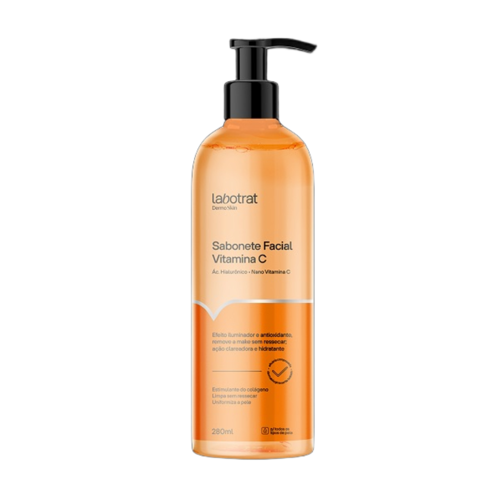 Sabonete Facial Vitamina C Dermo Skin 280ml Labotrat
