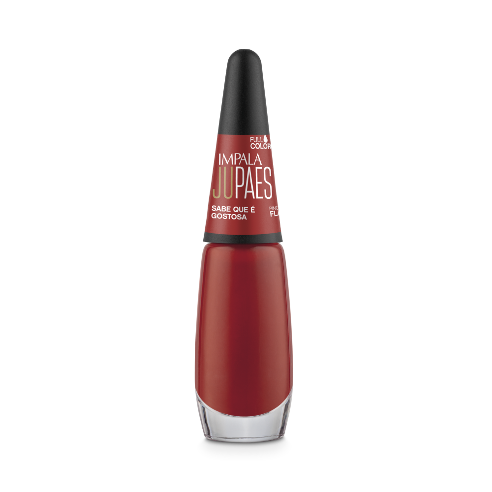 Esmalte Impala Ju Paes Full Color Sabe Que é Gostosa Com 6 Unidades Ref. 553