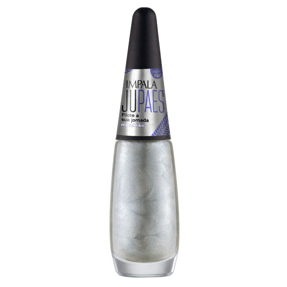 Esmalte Impala Ju Paes Metal Like Pilote Sua Jornada Com 6 Unidades Ref. 877