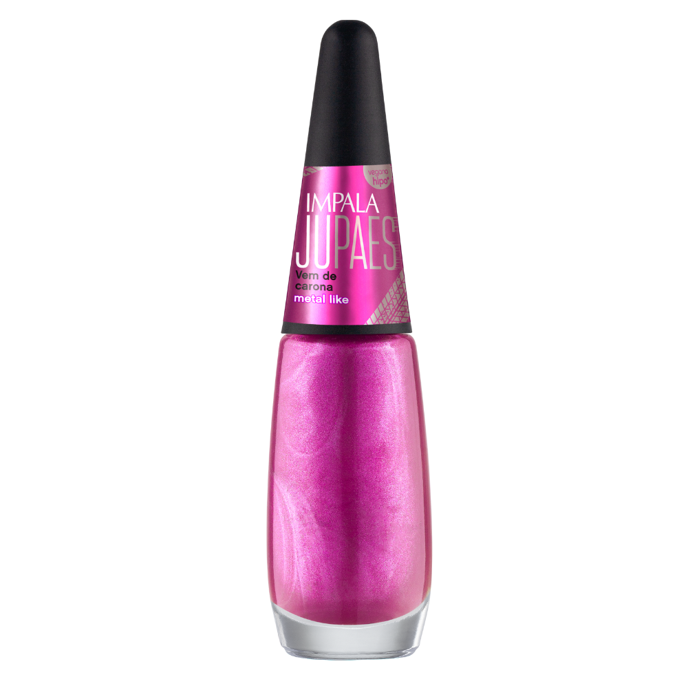 Esmalte Impala Ju Paes Metal Like Vem de Carona Com 6 Unidades Ref. 878