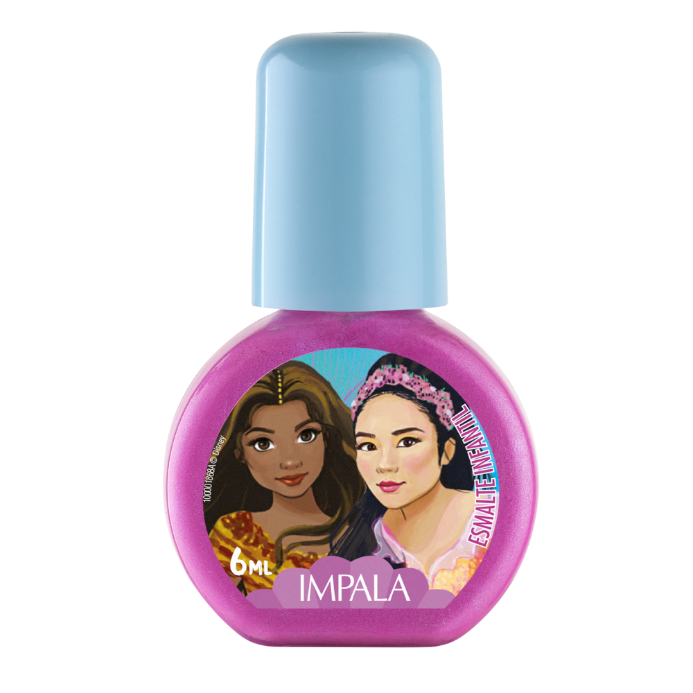 Esmalte Impala Disney Princesas Um Oceano de Sonhos Com 6 Unidades Ref. 868