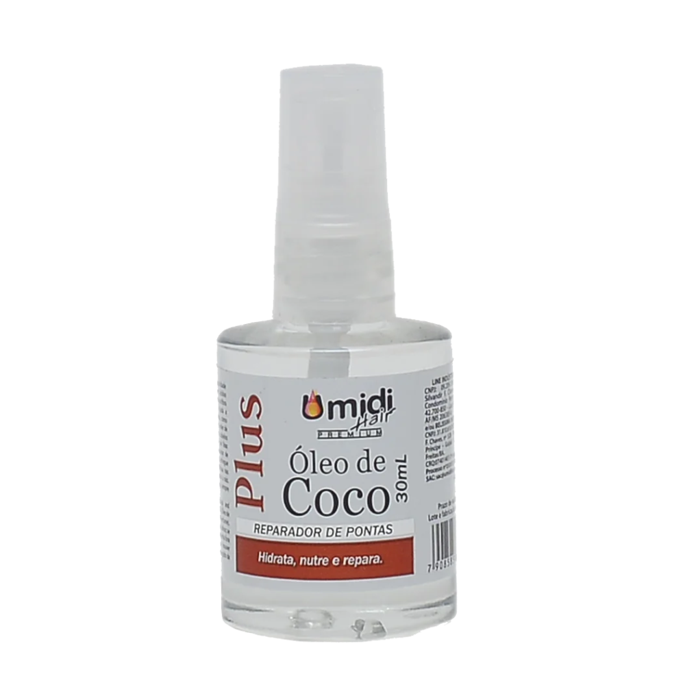 Reparador De Pontas Umidi Hair Premium V-V Óleo De Coco 30ml