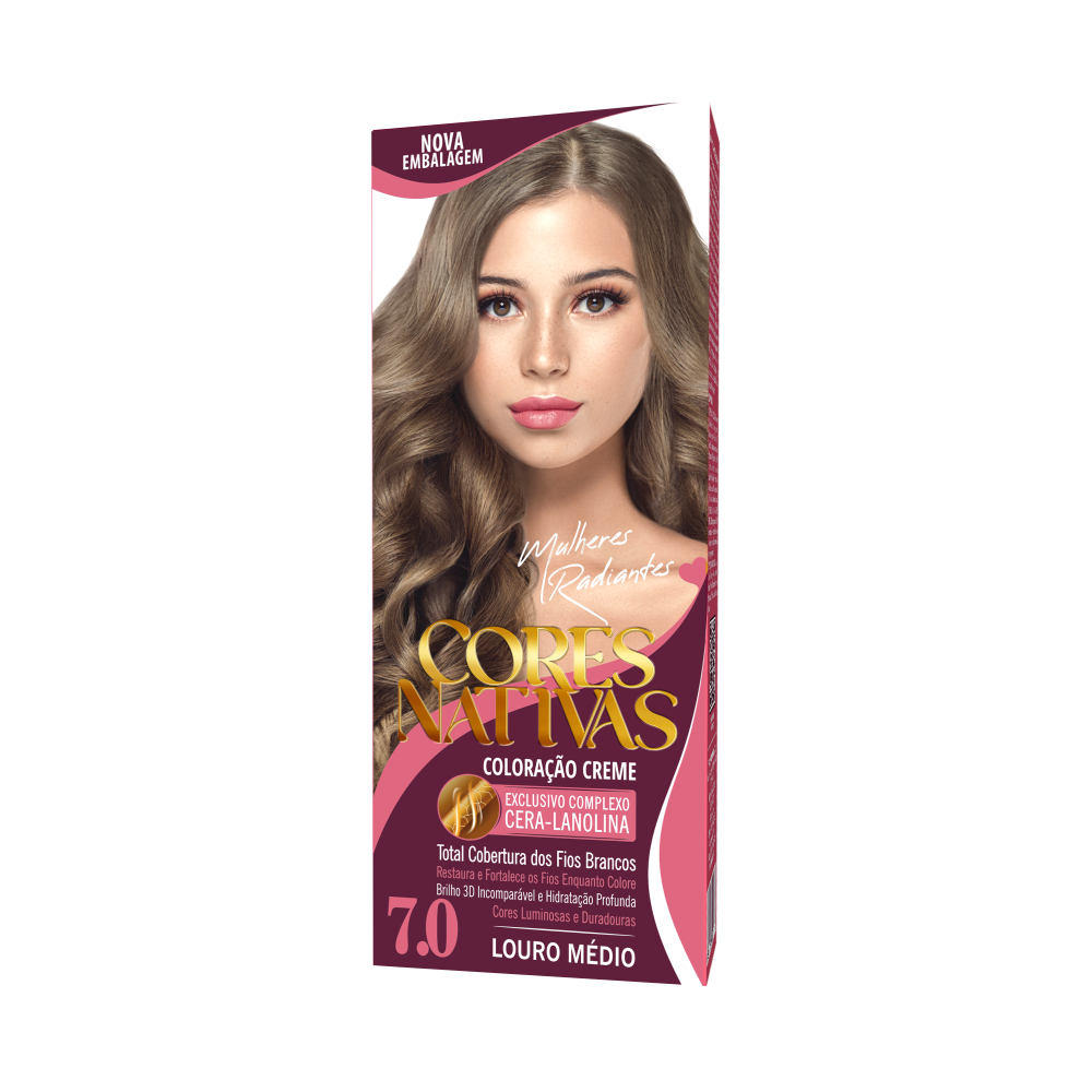 Coloração Creme Márcia Louro Médio 7.0