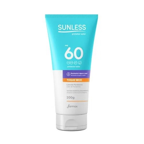 Protetor Solar Farmax Sunless FPS60 200g