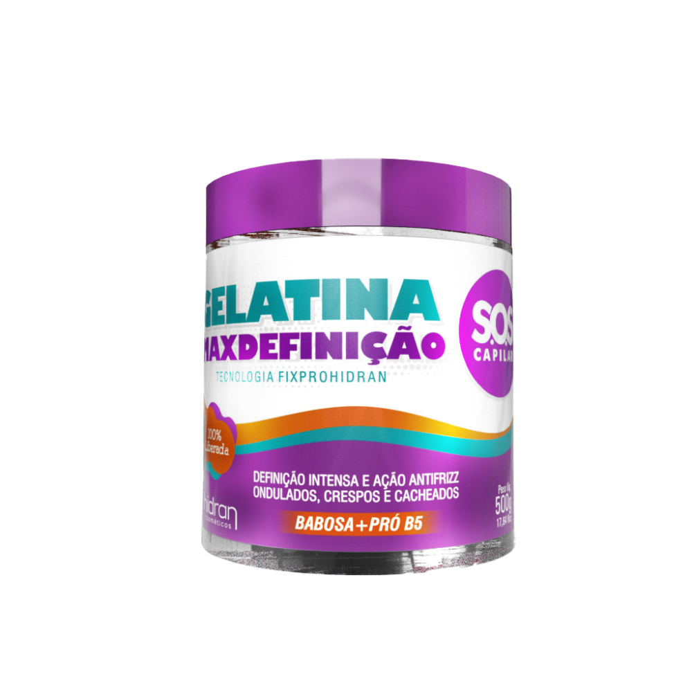 Gelatina Hidran Sos Max Definição 500G