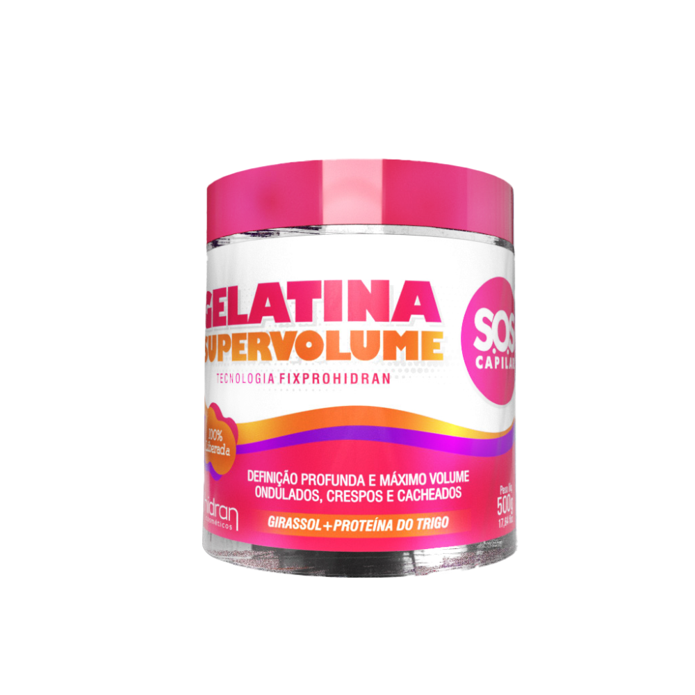 Gelatina Hidran Sos Super Volume 500G