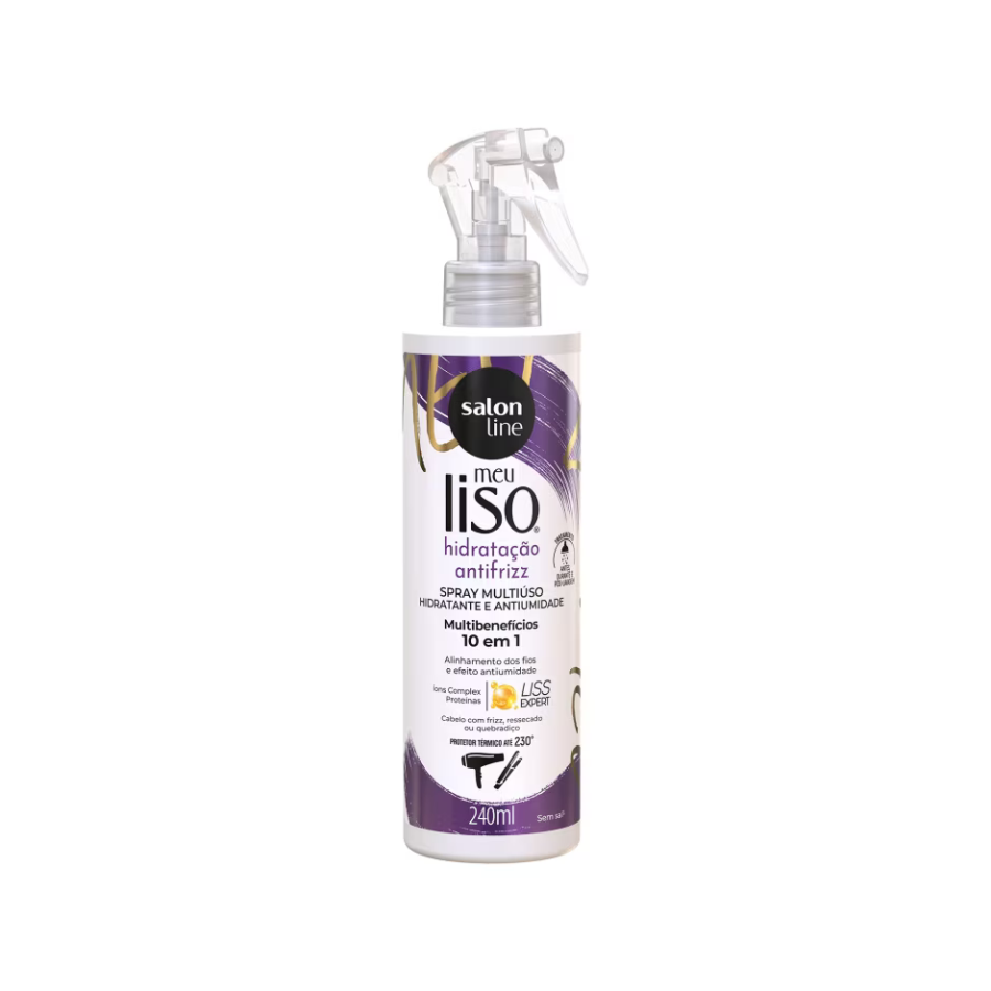 Spray Multiuso Salon Line Meu Liso Condicionante Antifrizz 240ml