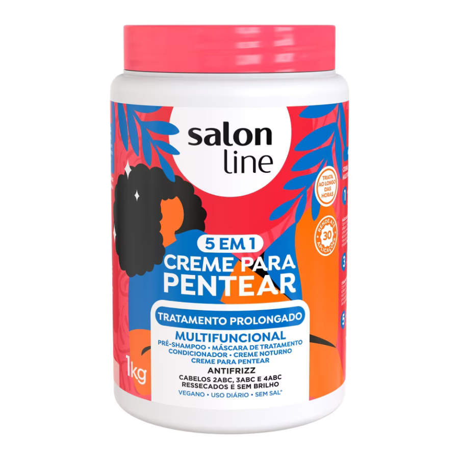 Creme Para Pentear Salon Line Tratamento Prolongado 1Kg