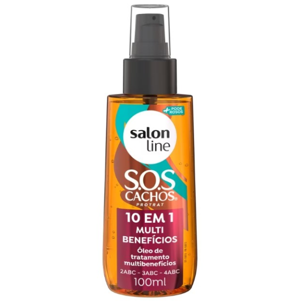 Óleo De Tratamento Salon Line S.O.S Cachos 10 Em 1 Multibenefícios 100ml