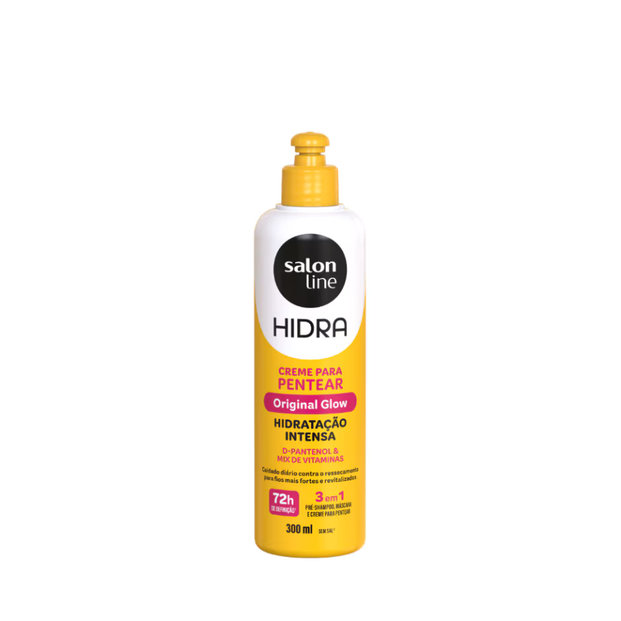 Creme Para Pentear Salon Line Hidra D-Pantenol 3 Em 1 300ml