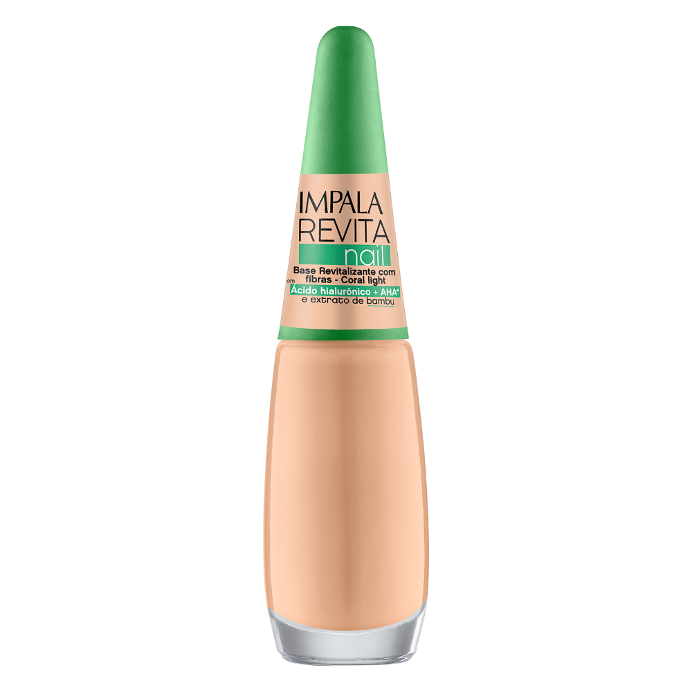 Esmalte Impala Revita Nail Base Revitalizante Coral Light Com 6 Unidades Ref. 889