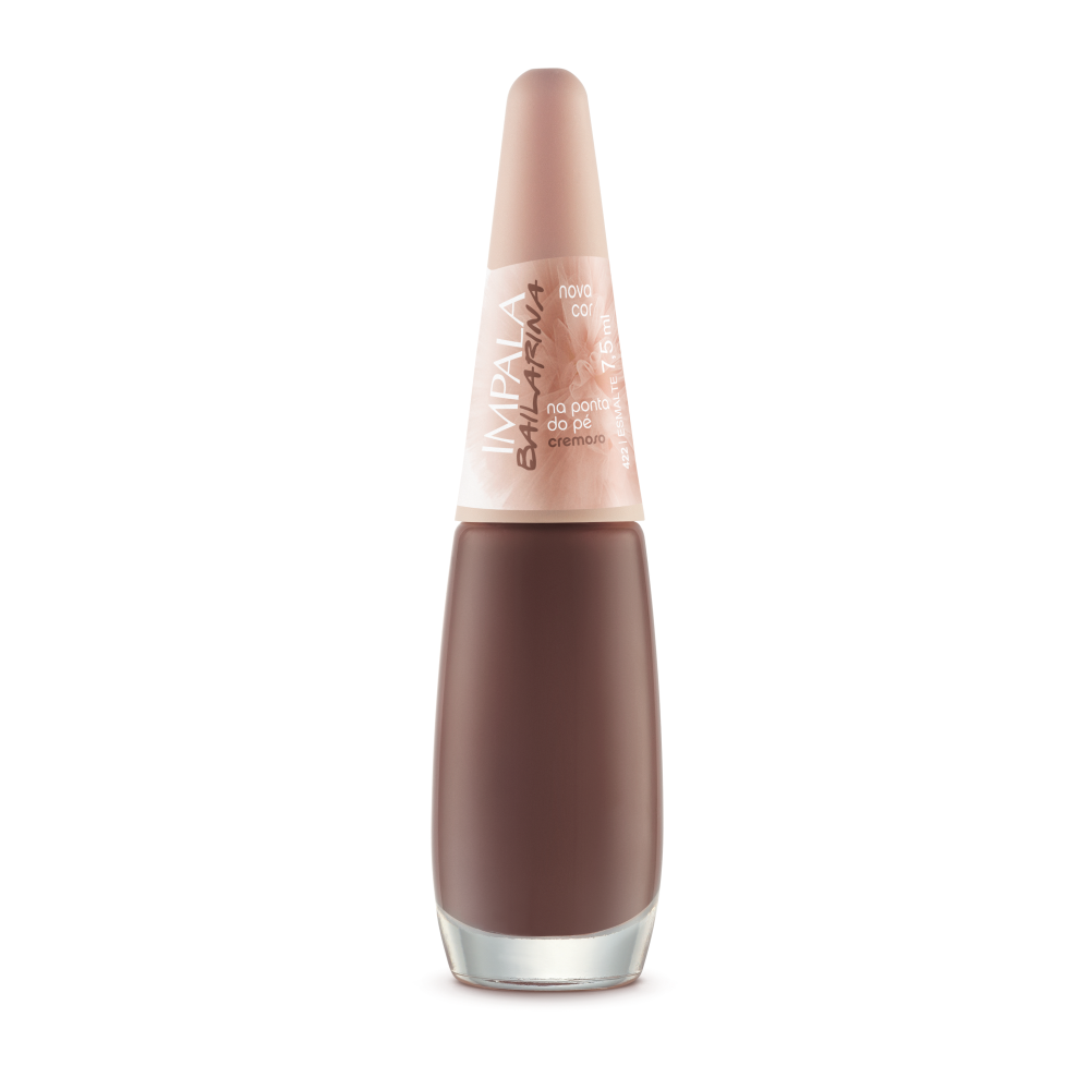 Esmalte Impala Bailarina Cremoso Na Ponta do Pé Com 6 Unidades Ref. 422