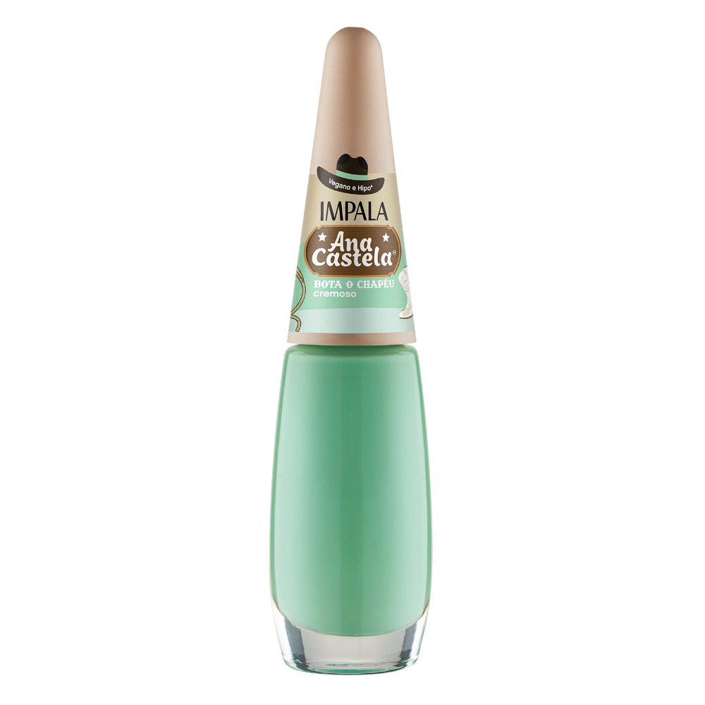 Esmalte Impala Ana Castela Cremoso Bota o Chapéu Com 6 Unidades Ref. 902