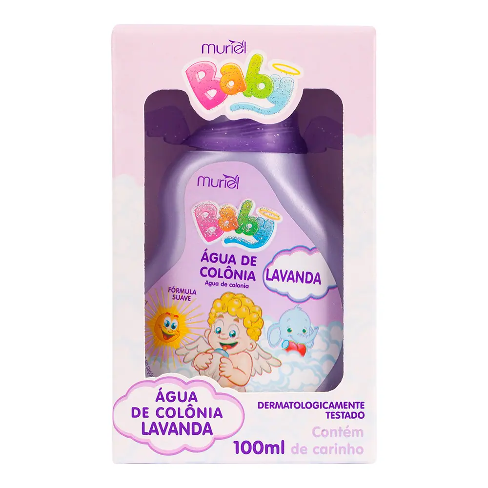Água De Colônia Baby Muriel Lavanda 100ml