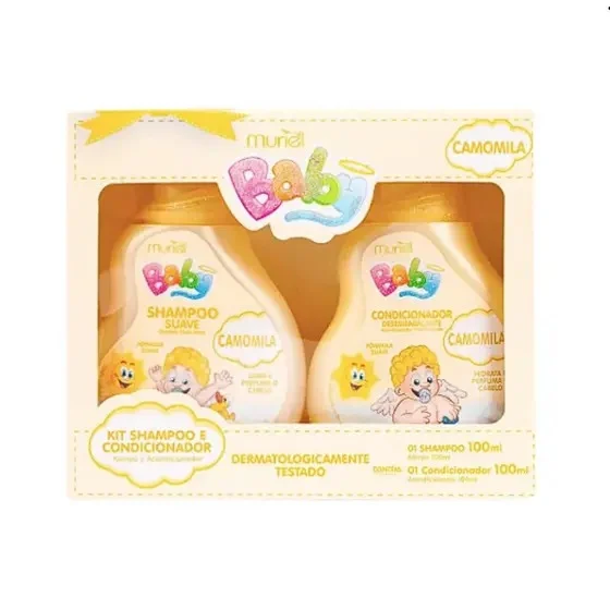 Kit Shampoo + Condicionador Muriel Baby Camomila100ml