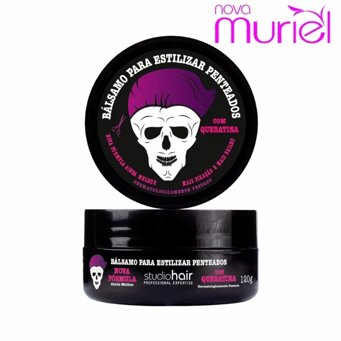 Balsamo Para Estilizar Penteados Queratina Studio Hair 120G