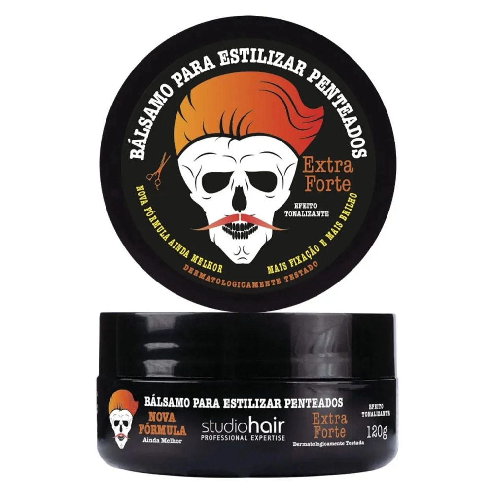 Balsamo Para Estilizar Penteados Tonalizante Extra Forte Studio Hair 120G