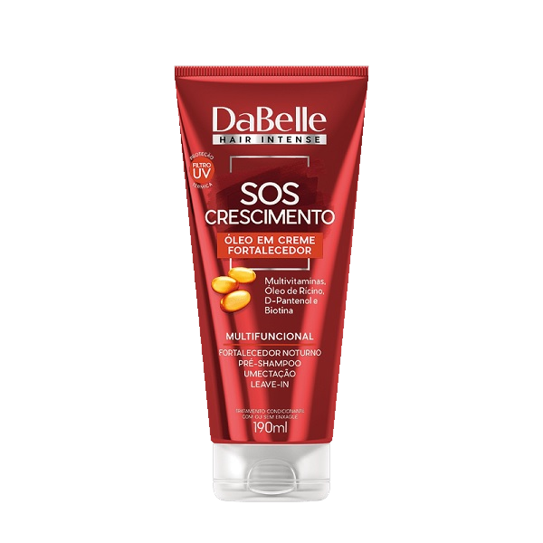 Óleo Em Creme Fortalecedor Dabelle Sos Crescimento 190ml