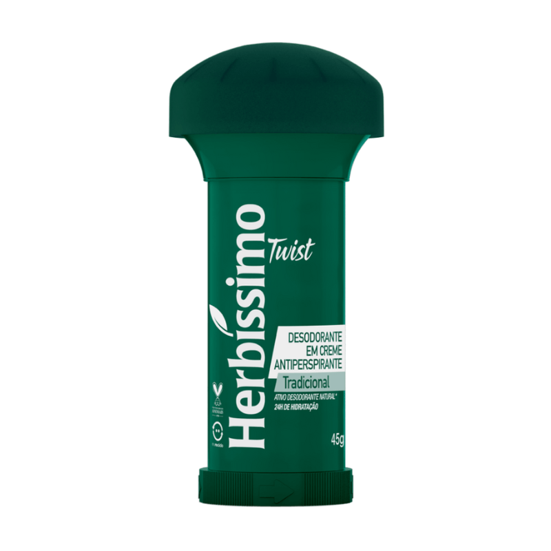 Desodorante Creme Herbíssimo Twist Tradicional 45G