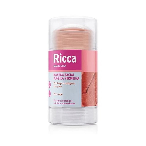 Bastão Facial Ricca Belliz 30g Argila Vermelha Ref. 3806