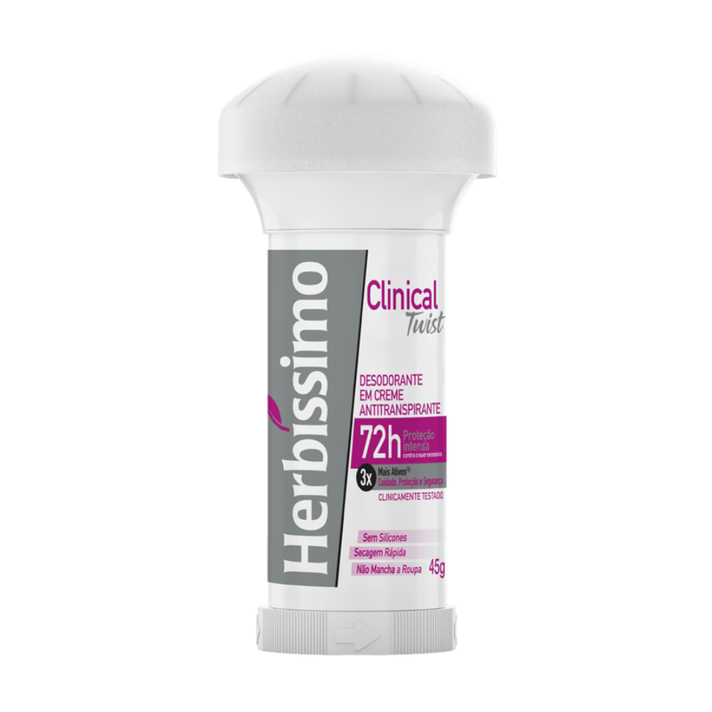 Desodorante Creme Dana Twist Clinical Rosa 45g
