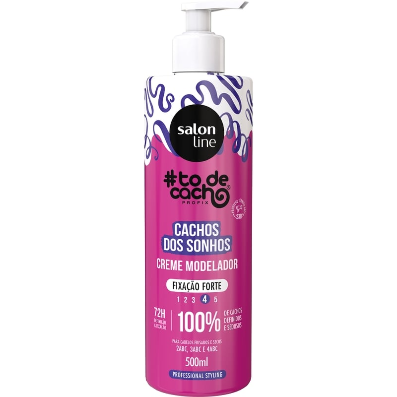 Creme Modelador Salon Line #Todecacho Cacho Dos Sonhos Fixação Forte 500ml