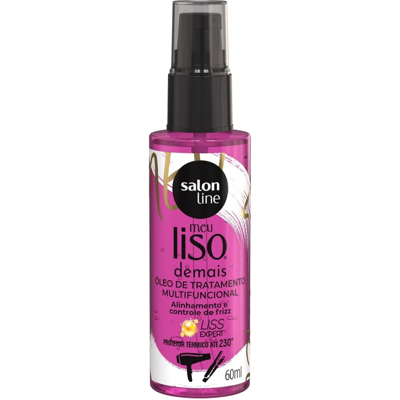 Óleo De Tratamento Salon Line Meu Liso Demais Multifuncional 60ml