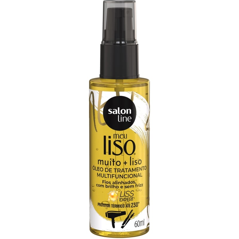 Óleo De Tratamento Salon Line Muito Mais Liso Multifuncional 60ml