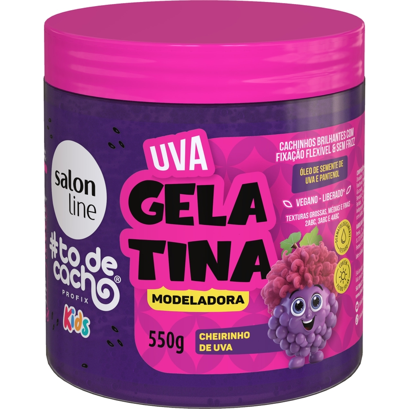 Gelatina Salon Line #Todecacho Kids Modeladora 550G