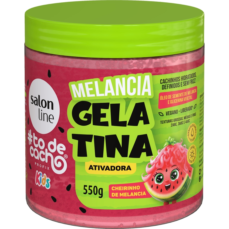 Gelatina Salon Line #Todecacho Kids Ativadora 550G