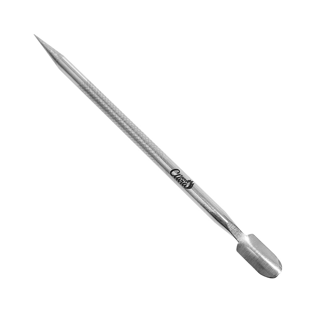 Palito Para Cutícula Santa Clara Inox Com Ponta Empurradora Ref. 5859