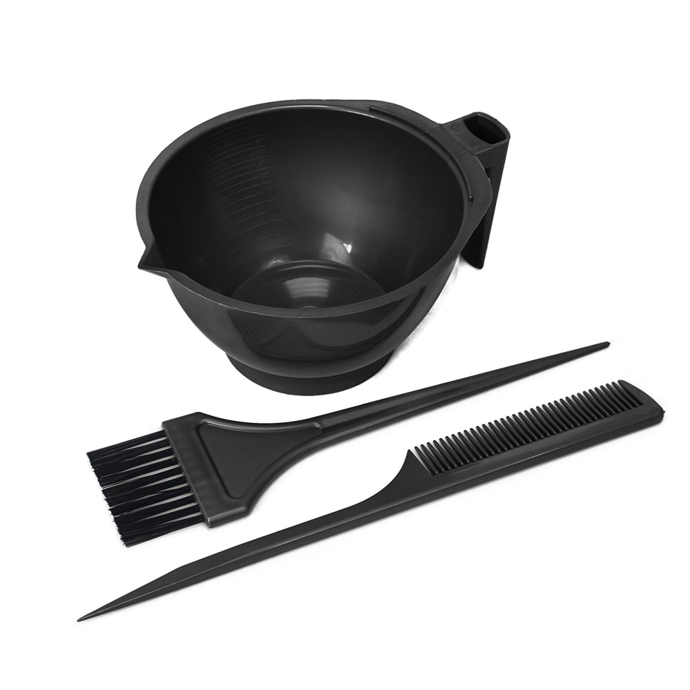 Kit Tintura Santa Clara Preto (Tigela + Pincel + Pente Cp) Ref. 5951
