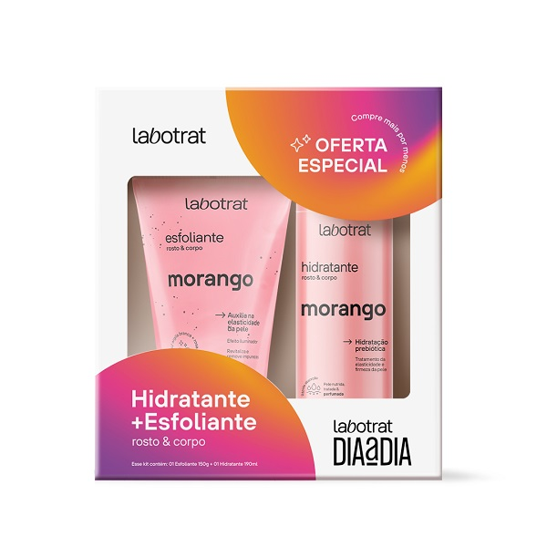 Pack Dia A Dia Com 2 Itens - Morango
