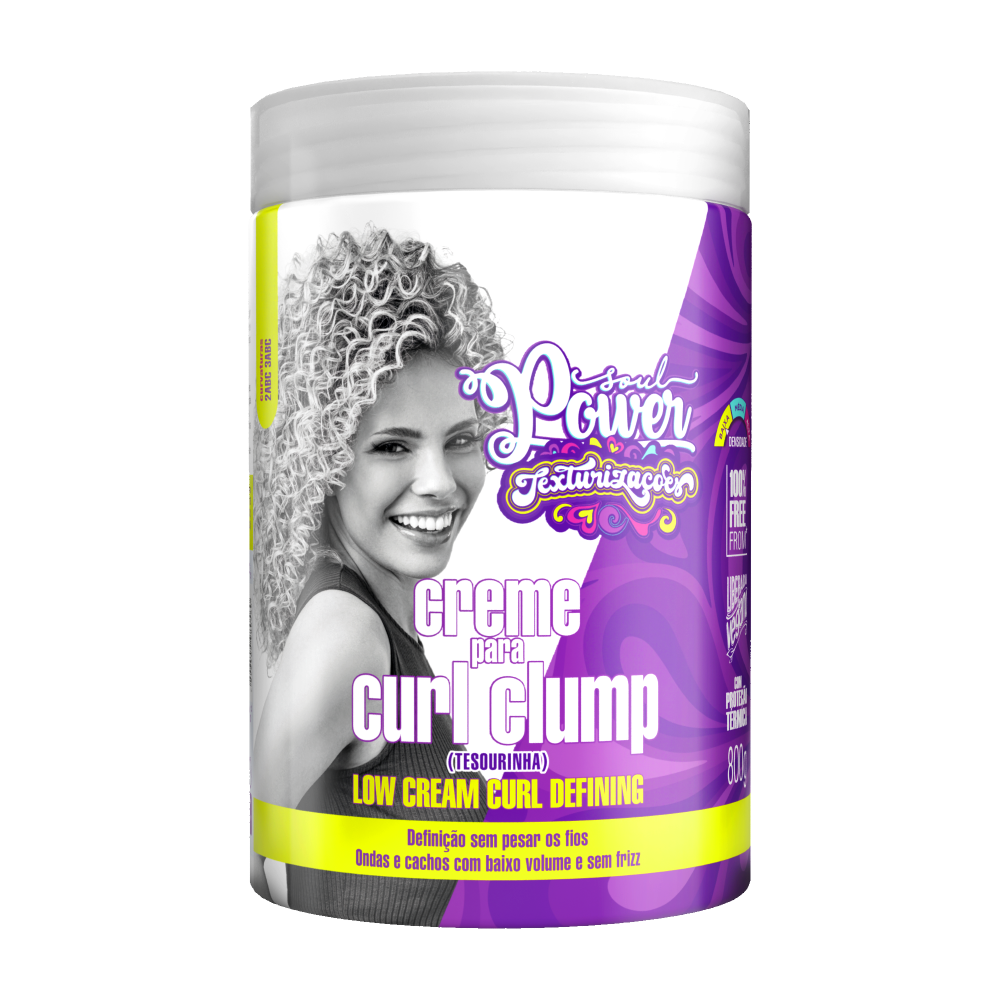 Creme Para Pentear Soul Power Texturizações Curl Clump Low Defining 800G