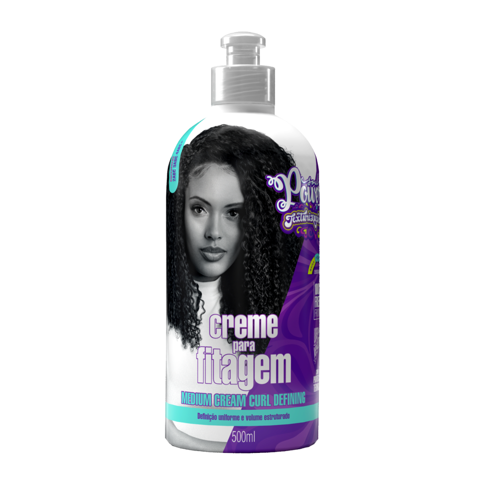 Creme Para Pentear Soul Power Texturizações Fitagem Medium Curl Defining 500ml