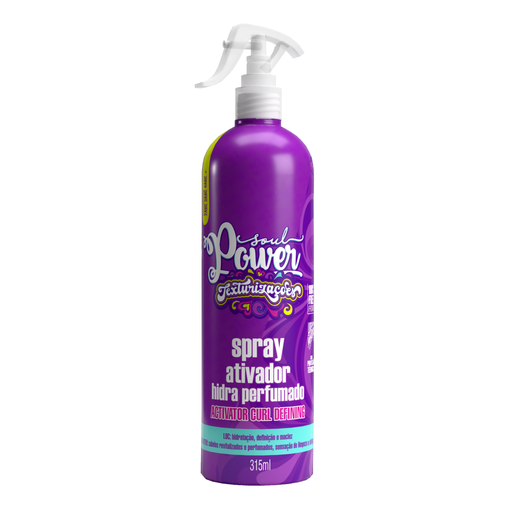 Spray Ativador Soul Power Hidra Perfumado Texturizações 315ml