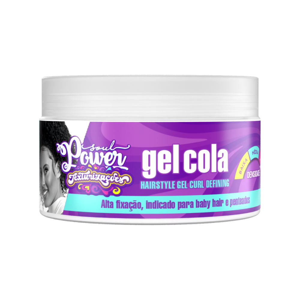 Gel Cola Soul Power Texturizações Hairstyle Curl Defining 250G