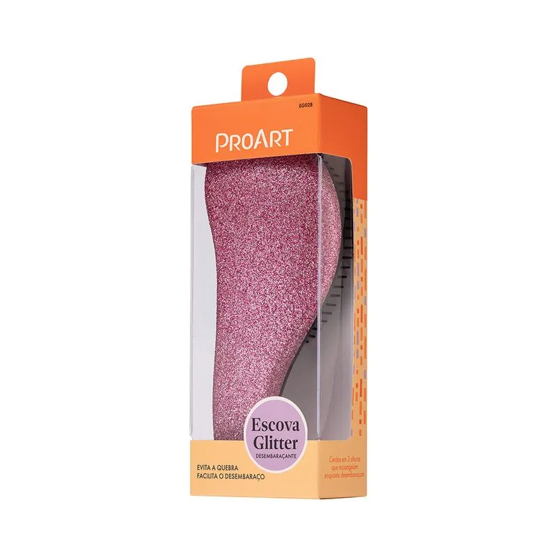 Escova Proart Glitter Rosa Ref. EG02B