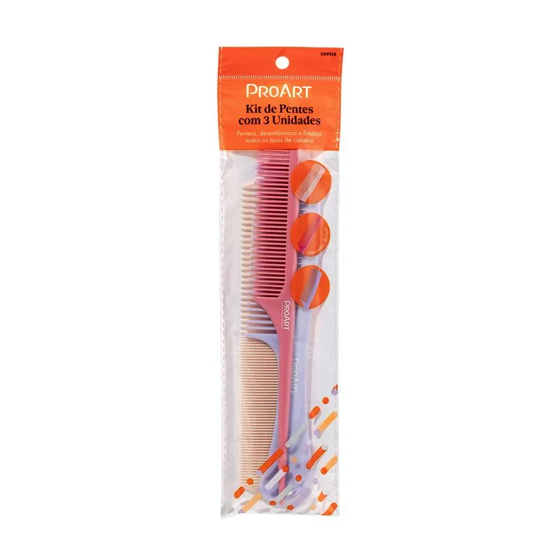 Kit Proart Pentes Com 3 Unidades Ref. KDP01B