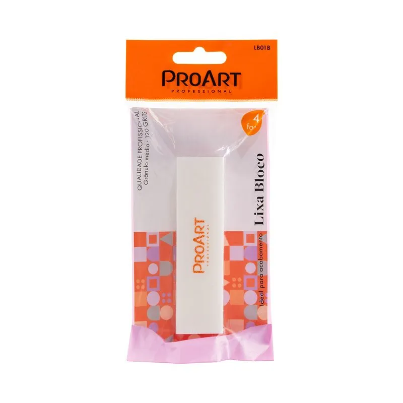 Lixa Proart Bloco Branca Ref. LB01B