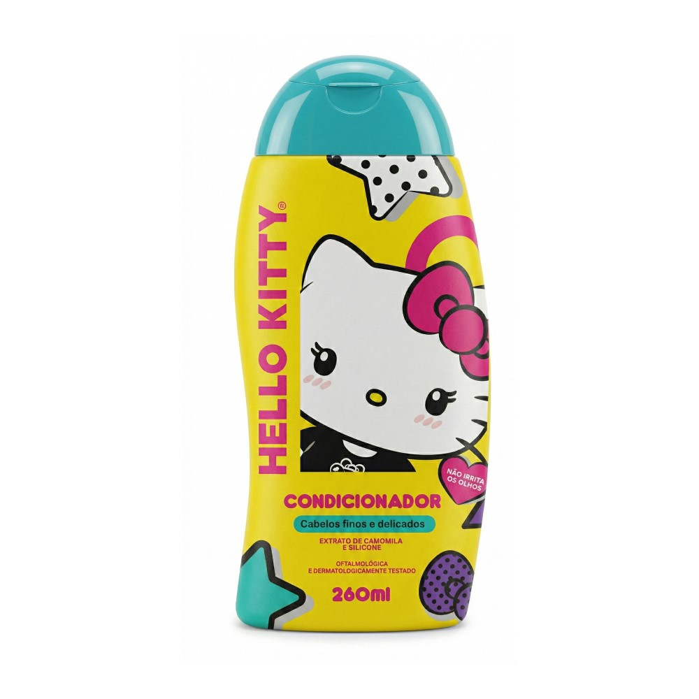 Condicionador Hello Kitty Cabelos Finos E Claros 260ml