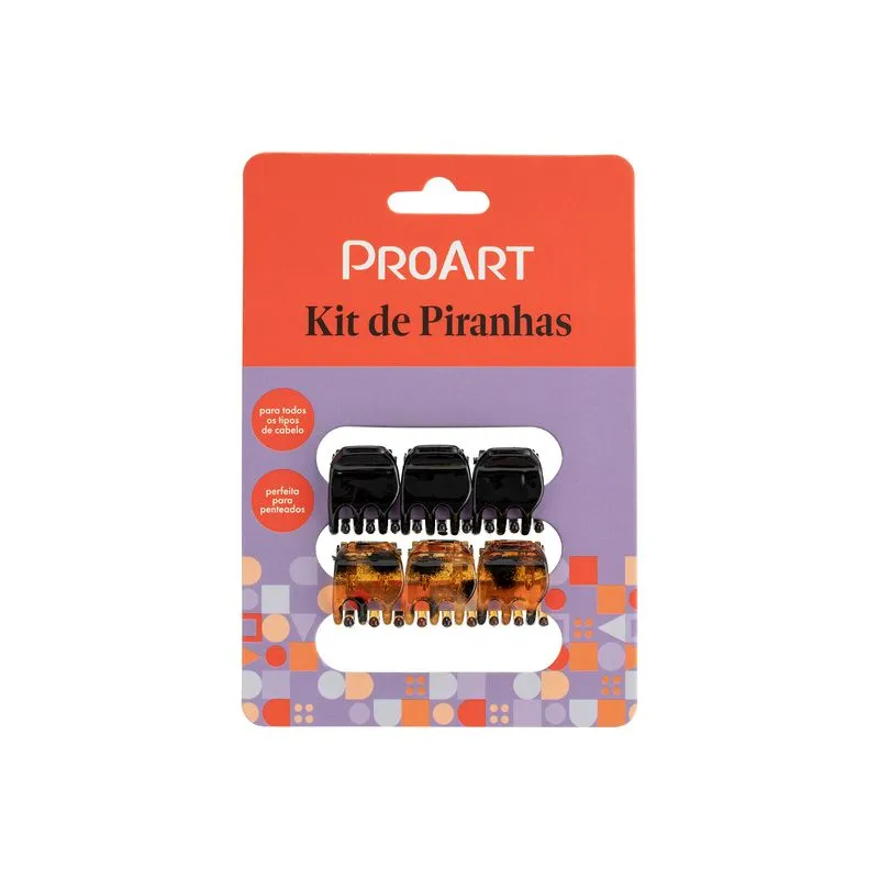 Kit Proart Piranhas Pequenas Com 6 Unidades Ref. PDC05B