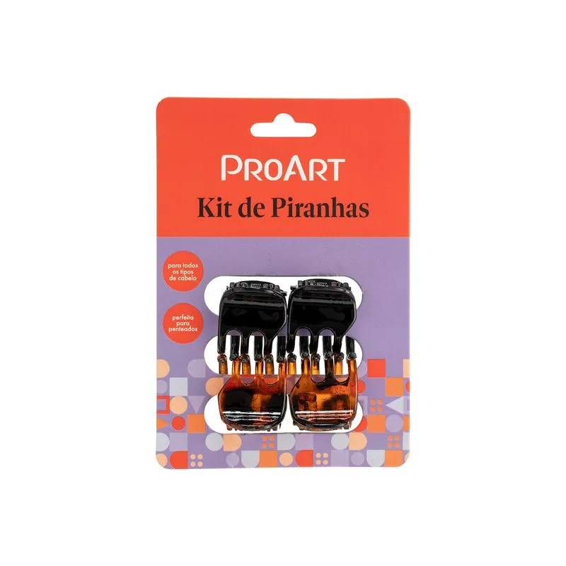 Kit Proart Piranhas Médias Com 4 Unidades Ref. PDC08B